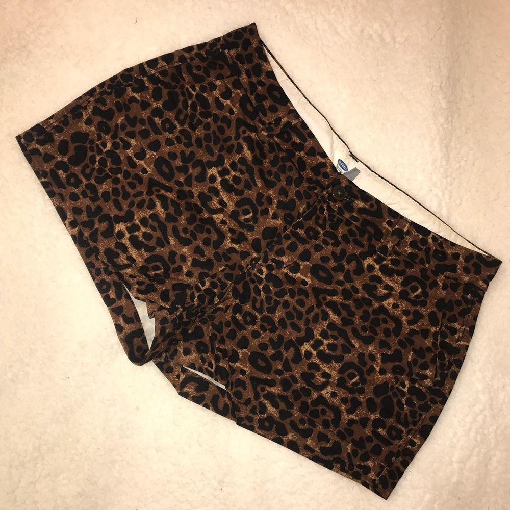 Cheetah Pattern Shorts